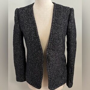 Theory Yaisa Textured Open Blazer